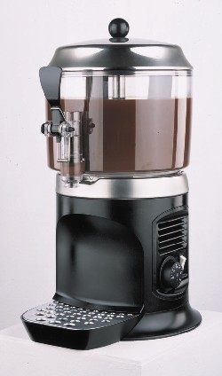 NOSCH Hotdrink-Dispenser / Schoko-Dispenser 5,0 ltr., schwarz mit Rührflügel