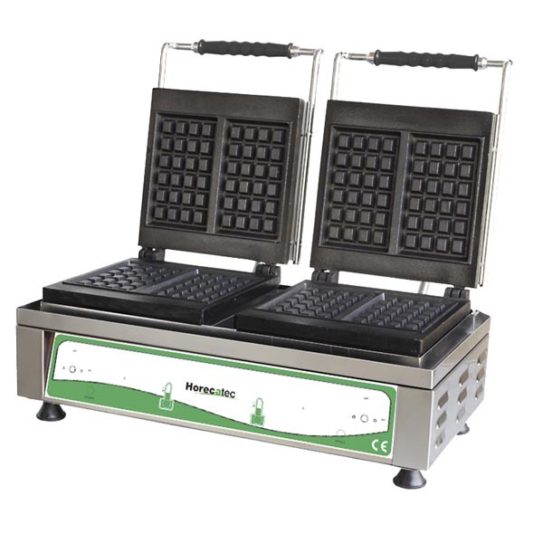 Waffeleisen, Brüsseler Platte, 2 x 2,2 kW