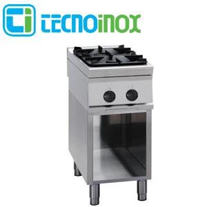 Gaskochfeld 2-flammig 14,5 kW Tecnoinox PCG4FG9 - Gastronomie-Gaskochfläche