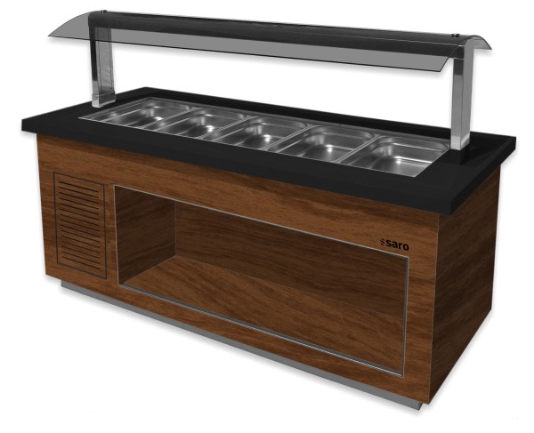 SARO Heißes Buffet Premium Line SB-H200 braun/schwarz