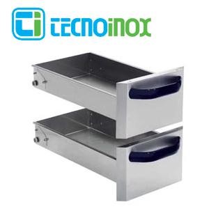 Tecnoinox Schubladen-Kit für 40 cm Unterschränke Serie 700, GN 1/1