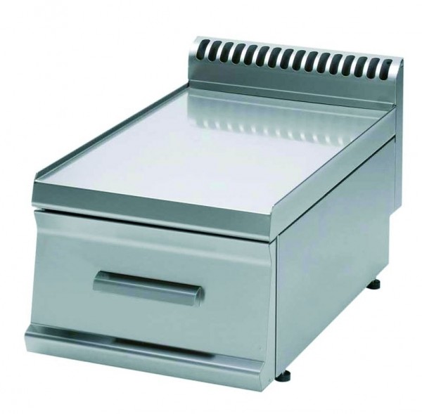 Tecnoinox Neutralelement, Arbeitsplatte mit Schublade 350mm breit