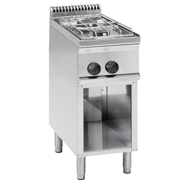 Tecnoinox Gasherd, 2 Brenner, 12 kW
