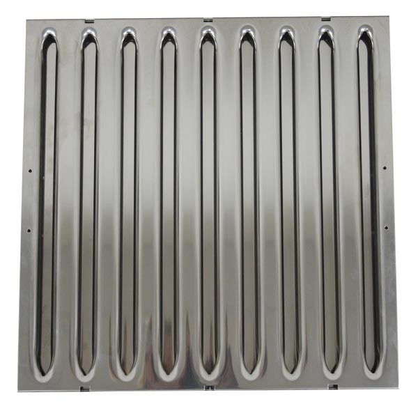 Hochwiderstands-Flammschutzfilter aus Edelstahl, 500x500x20mm, Typ B