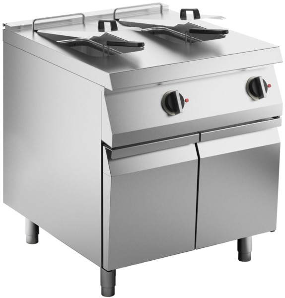 KBS Elektro-Fritteuse 2 Becken je 15 L Standgerät 24kW