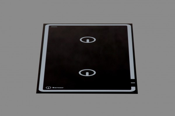 Berner BI2EGF14K Induktionskochfeld flächenstar, hintereinander, 14 kW