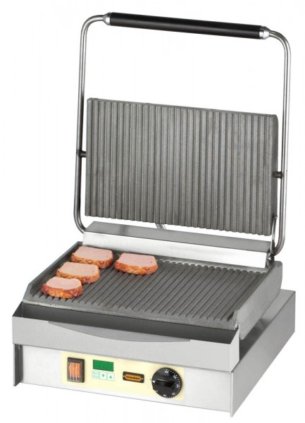 Chopper-Grill - oben + unten geriffelt, mit Digitaltimer