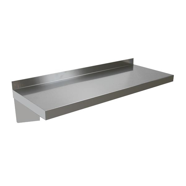 Edelstahl Wandbord 80 x 30 cm, 1 Etage für die Gastronomie und