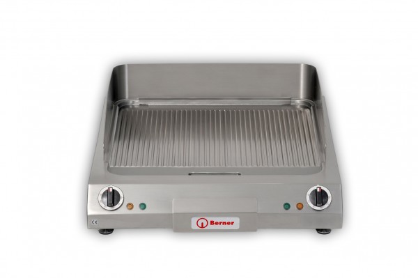 Berner BGAR60Speed Griddleplatte gerillt SPEED mit 9,4 kW