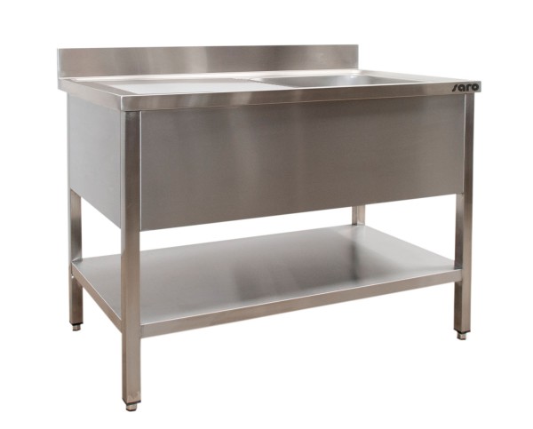 SARO Spültisch 1 Becken Tiefe 700mm versch. Ausführungen