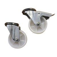 Scholl Rollen-Satz für Edelstahlmöbel mit 4 Rollen, 2 davon mit Feststeller Scholl Rollen-Satz für Edelstahlmöbel mit 4 Rollen, 2 davon mit Feststeller