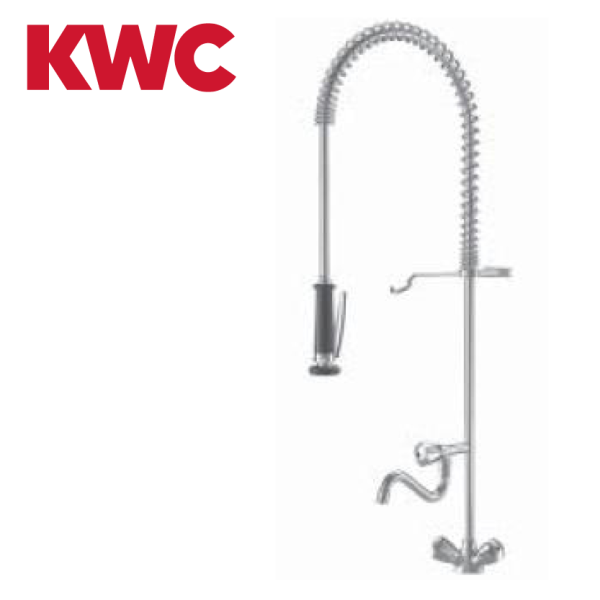 KWC Gastro K.24.41.63.000C06 Gastronomie-Geschirrbrause Zweigriffmischer mit Schwenkauslauf