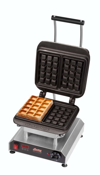 Neumärker Waffeleisen Thermocook® inkl. Brüsseler Waffel Wechselplatten (Gusseisen)